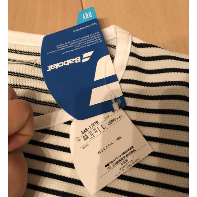 Babolat(バボラ)のバボラ テニス ドライ Tシャツ レディース Lサイズ 新品未使用 スポーツ/アウトドアのテニス(ウェア)の商品写真