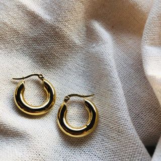 トゥデイフル(TODAYFUL)の#26 ゴールドフープピアス(ピアス)