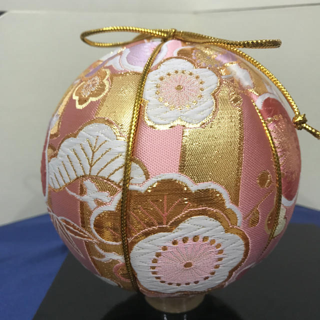 手鞠 手毬 てまり ハンドメイド 祝い事 梅 松 ハンドメイドの生活雑貨(その他)の商品写真