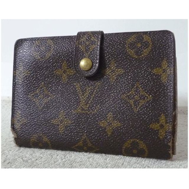 LOUIS VUITTON - ルイヴィトン モノグラム がま口 二つ折り 財布 ウォレット 訳ありの通販 by 棚1628's shop