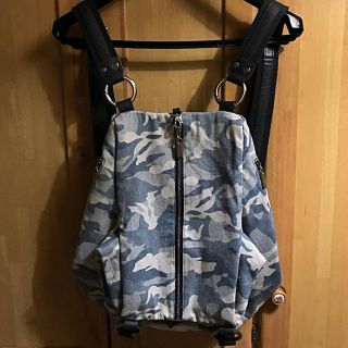 ライトブラウン/ブラック イアパピヨネ【美品】リュック 2way