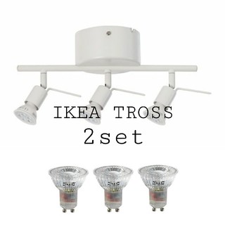 イケア(IKEA)の【まな様専用】IKEA TROSS トロス 電球付き ２セット(天井照明)