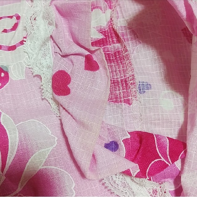 浴衣ドレス 京都瑠璃雛菊 キッズ/ベビー/マタニティのキッズ服女の子用(90cm~)(甚平/浴衣)の商品写真