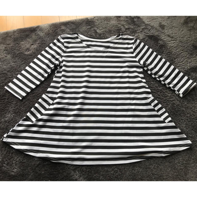 ◆再・値下げ◆ボーダーワンピ 100〜110 キッズ/ベビー/マタニティのキッズ服女の子用(90cm~)(ワンピース)の商品写真