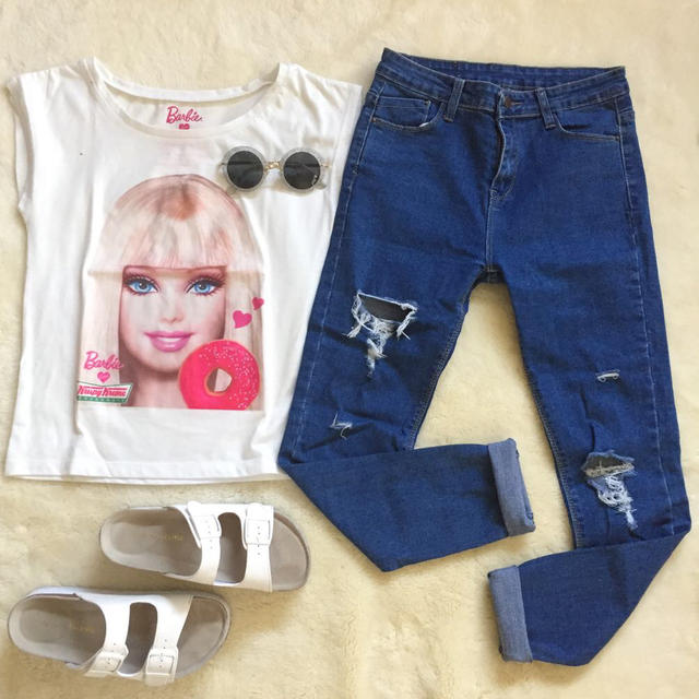 Barbie(バービー)のBarbiecodeトップスのみ レディースのトップス(Tシャツ(半袖/袖なし))の商品写真