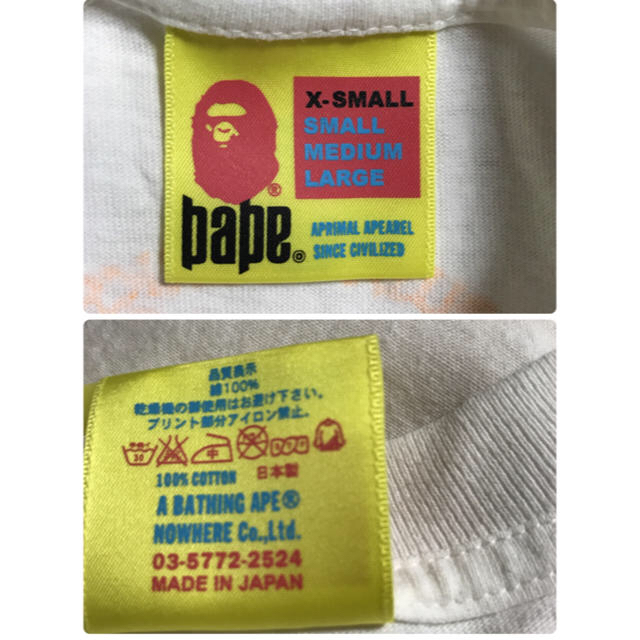 A BATHING APE(アベイシングエイプ)のA BATHING APE  Tシャツ レディースのトップス(Tシャツ(半袖/袖なし))の商品写真