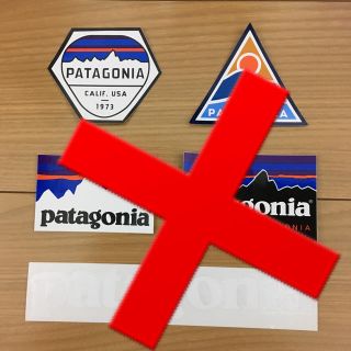 パタゴニア(patagonia)のいろな様 パタゴニア 六角形ステッカー 40枚セット(ステッカー)