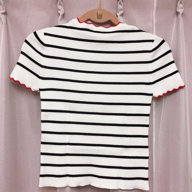 ZARA(ザラ)のニットTシャツ ZARA レディースのトップス(Tシャツ(半袖/袖なし))の商品写真