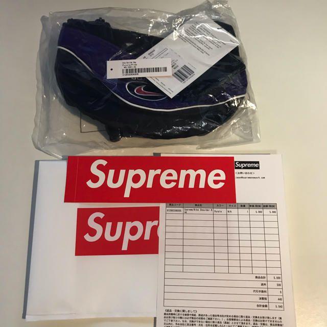 紫 Supreme/Nike Shoulder Bag