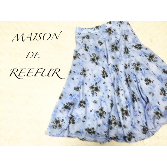 Maison de Reefur(メゾンドリーファー)のReefur☆花柄シルクスカート レディースのスカート(ひざ丈スカート)の商品写真