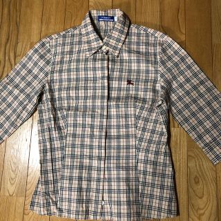 バーバリーブルーレーベル(BURBERRY BLUE LABEL)の美品 バーバリーのチェックブラウス(シャツ/ブラウス(長袖/七分))