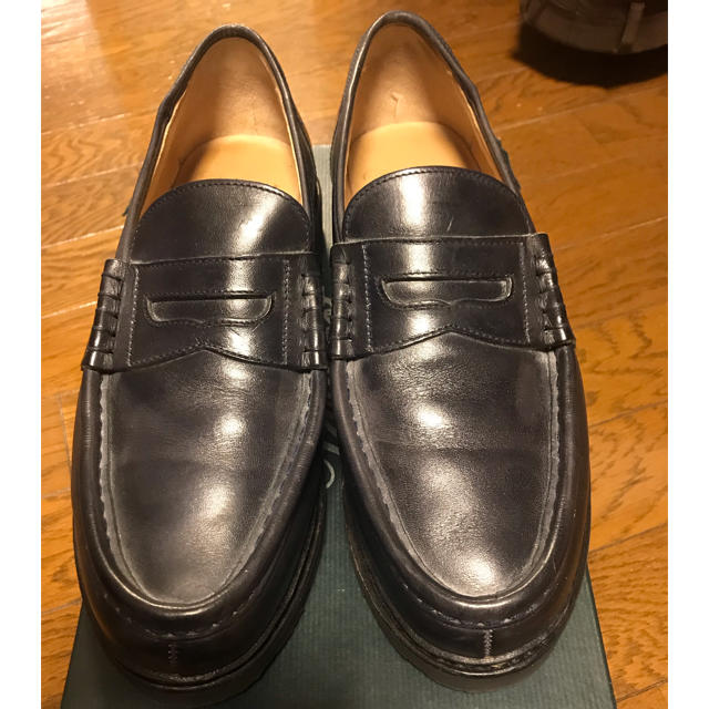 Paraboot(パラブーツ)の(SAZMA様専用)パラブーツ  ランス ネイビー サイズ8  美品 メンズの靴/シューズ(その他)の商品写真