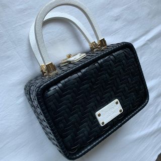 ケイトスペードニューヨーク(kate spade new york)の kate spade カゴバッグ 定価55000(かごバッグ/ストローバッグ)