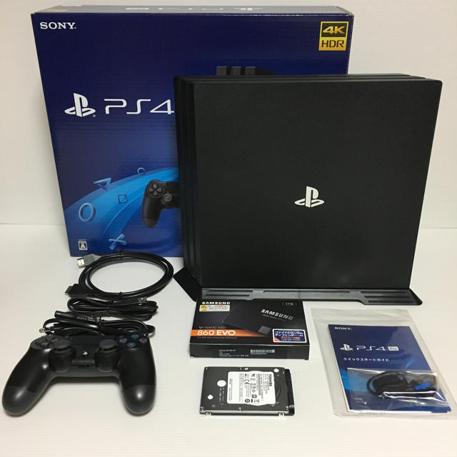 PS4 PRO CUH-7200BB01 SSD1TB 換装済み