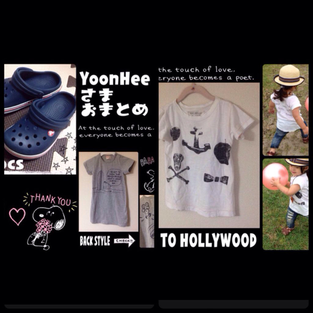 GO TO HOLLYWOOD(ゴートゥーハリウッド)のYoonHee様おまとめ♡ キッズ/ベビー/マタニティのキッズ服女の子用(90cm~)(Tシャツ/カットソー)の商品写真