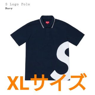 シュプリーム(Supreme)のXLサイズ Supreme S Logo Polo Navy ネイビー 紺(ポロシャツ)