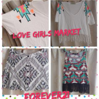 ラブガールズマーケット(LOVE GIRLS MARKET)の柄物♡夏服三点セット(セット/コーデ)