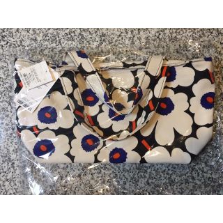 マリメッコ(marimekko)のマリメッコ コットンキャンバス ミニウニッコ柄 横長 トートバッグ(トートバッグ)