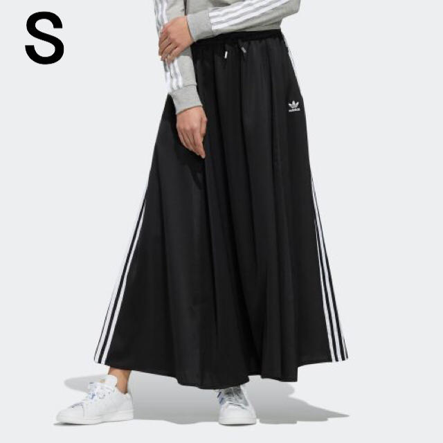 アディダスオリジナルス ロングスカート LONG SATIN SKIRT レディースのスカート(ロングスカート)の商品写真