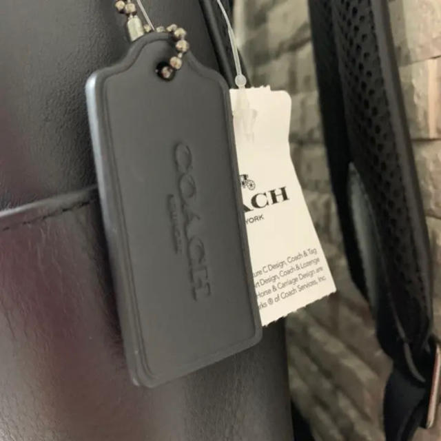 新品未使用 COACH メンズリュック