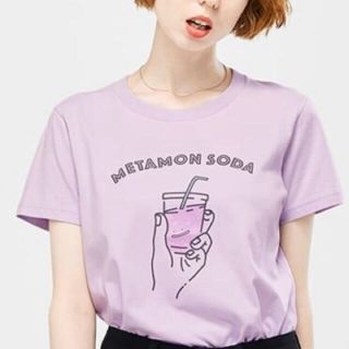 ユニクロ(UNIQLO)のユニクロ UNIQLO UTポケモン メタモンソーダ L(Tシャツ(半袖/袖なし))