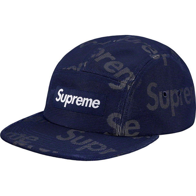 Supreme Lenticular Logo Camp Cap navy