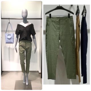 セオリー(theory)の美品♡ 2018ss theory リネン カーゴパンツ(ワークパンツ/カーゴパンツ)