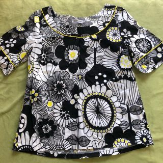 マリメッコ(marimekko)のマリメッコ marimekko OLKIKUKKA シャツ 34(Tシャツ(半袖/袖なし))