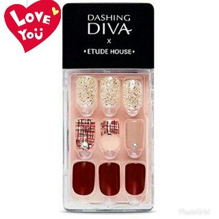 エチュードハウス(ETUDE HOUSE)の入手困難♥ダッシングディバ スリムフィット ツイード dashing the(つけ爪/ネイルチップ)