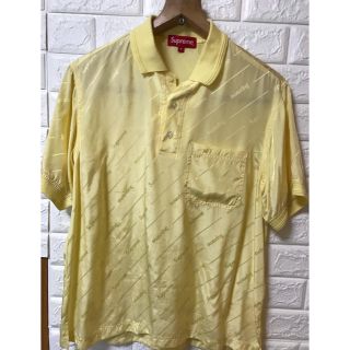 シュプリーム(Supreme)のJacquard Logo Silk Polo(ポロシャツ)