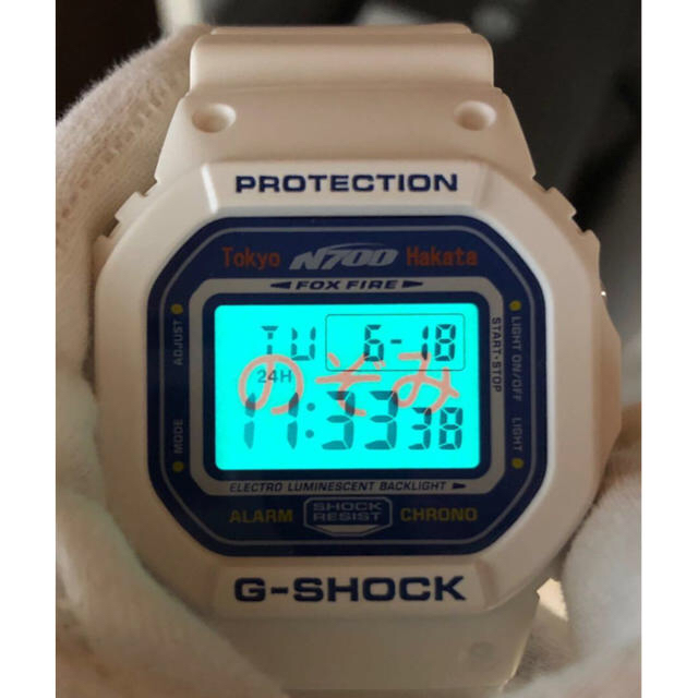 コラボ/G-SHOCK/新幹線/時計/N700系/DW-5600/のぞみ/箱付腕時計(デジタル)