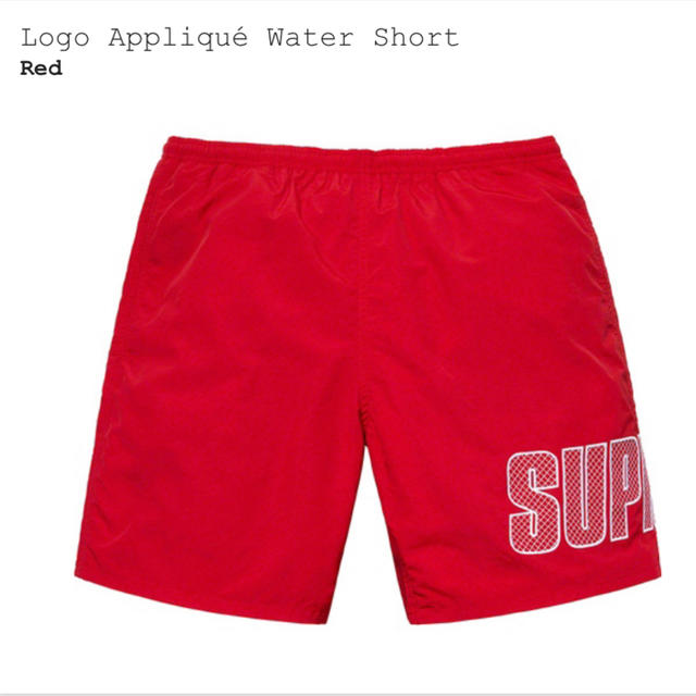 19ss Supreme Logo Appliqué Water Short L水着/浴衣