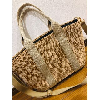 グローブ(grove)のyukosora様 専用  grove かごバッグ(かごバッグ/ストローバッグ)