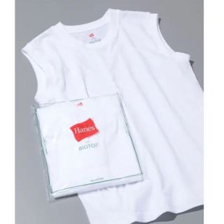 ヘインズ(Hanes)の新品 Hanes FOR BIOTOP Sleeveless Tシャツ 1枚(Tシャツ(半袖/袖なし))