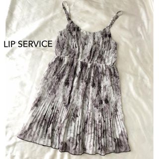 リップサービス(LIP SERVICE)のLIP SERVICE リップサービス フラワー プリーツ チュニックワンピース(ミニワンピース)