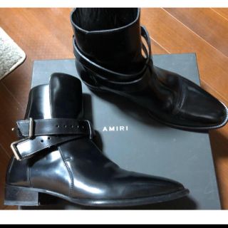 サンローラン(Saint Laurent)の【再出品】amiri ブーツ エナメルレザー(ブーツ)