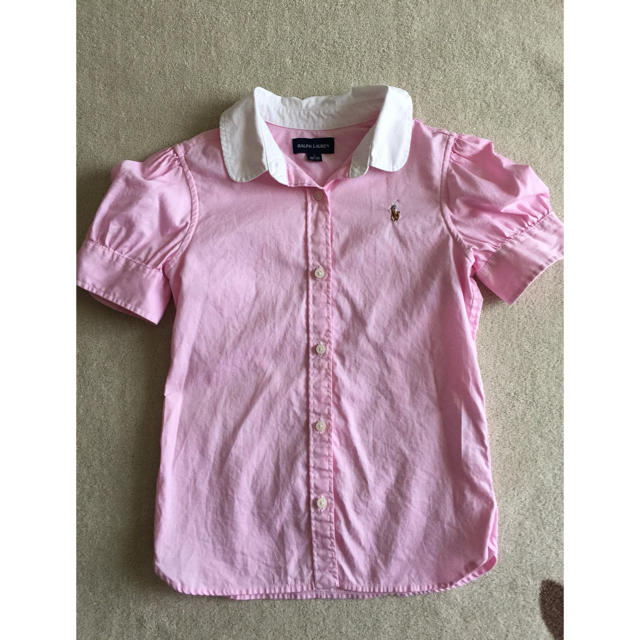 Ralph Lauren(ラルフローレン)のラルフローレン半袖ブラウスシャツ新品 キッズ/ベビー/マタニティのキッズ服女の子用(90cm~)(ブラウス)の商品写真