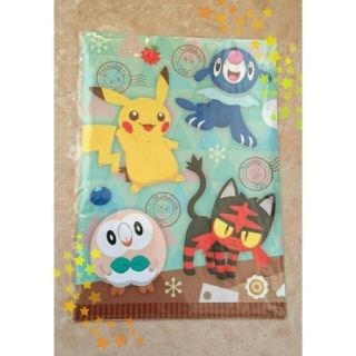 ポケモン(ポケモン)の【可愛い💕】ポケモン✨A5クリアファイル(ピカチュウとお友達)【非売品】(クリアファイル)