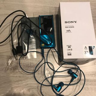 ソニー(SONY)のSony ウォークマン NW-A26 32GB ブルー(ポータブルプレーヤー)