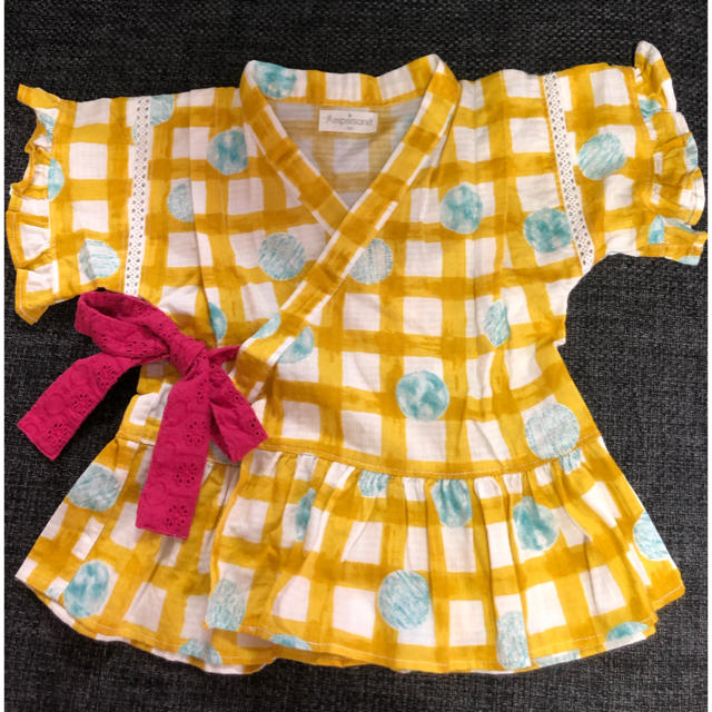 ampersand(アンパサンド)のアンパサンド 甚平 キッズ/ベビー/マタニティのキッズ服女の子用(90cm~)(甚平/浴衣)の商品写真