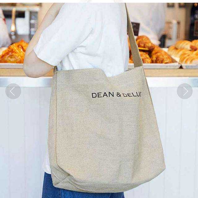 DEAN & DELUCA(ディーンアンドデルーカ)のdean&deluca リネントート 大 レディースのバッグ(トートバッグ)の商品写真