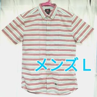 クイックシルバー(QUIKSILVER)の✨新品✨クイックシルバー　メンズＬ　半袖シャツ(シャツ)