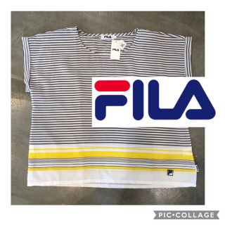 フィラ(FILA)の新品 タグ付き★FILAフィラ 3L レディース 夏ブラウス カットソー テニス(Tシャツ(半袖/袖なし))