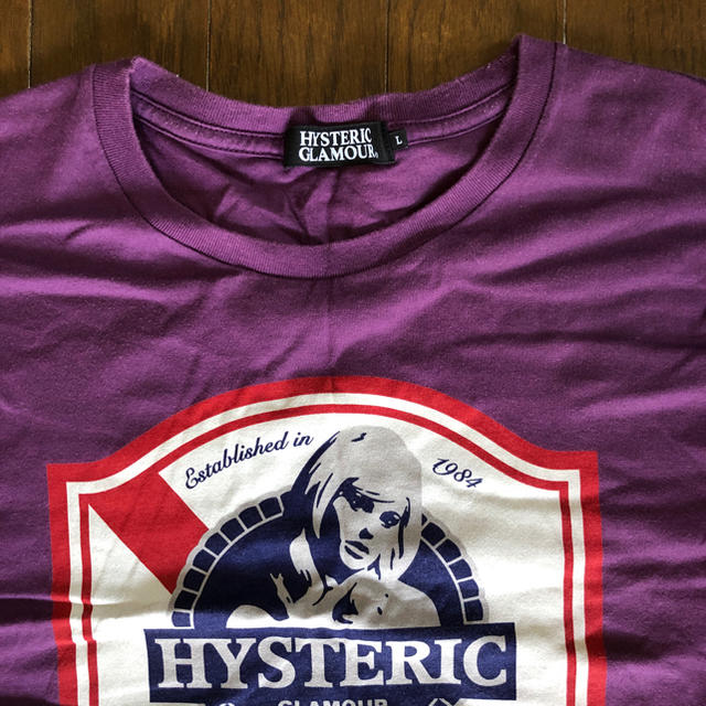 HYSTERIC GLAMOUR(ヒステリックグラマー)の（売り切り最終値下げ）ヒステリックグラマー ガール L キムタク愛用ブランド メンズのトップス(Tシャツ/カットソー(半袖/袖なし))の商品写真