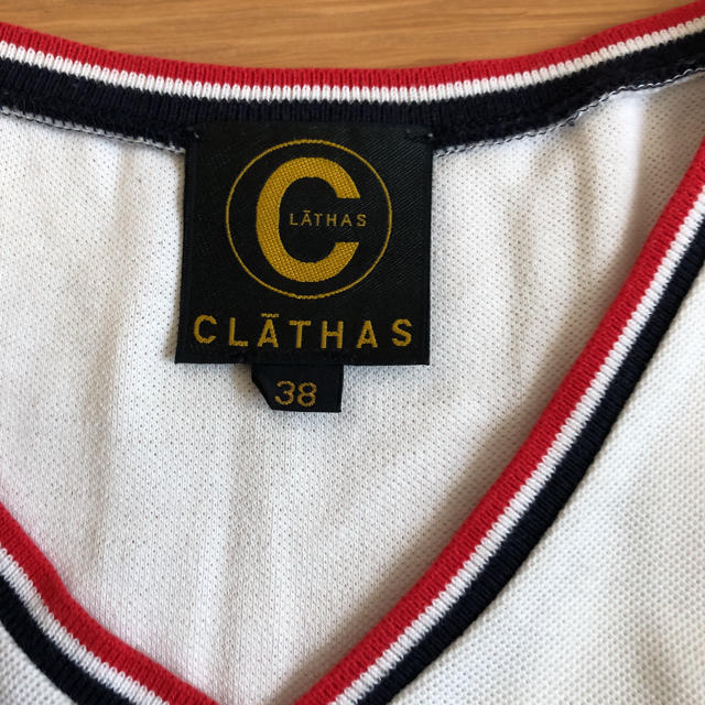 CLATHAS(クレイサス)のクレイサス  コットン100パーセントトップス   38 レディースのトップス(Tシャツ(半袖/袖なし))の商品写真