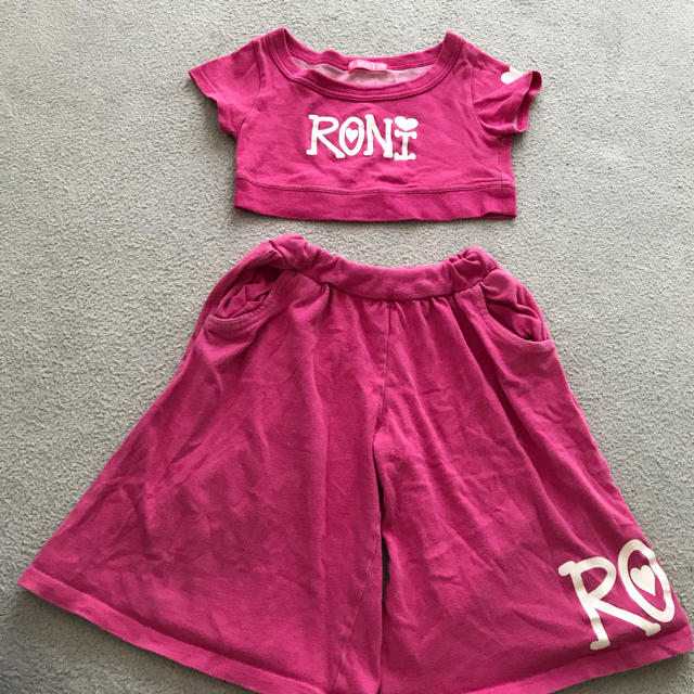 RONI(ロニィ)のRONI 夏服 上下セット120 130 キッズ/ベビー/マタニティのキッズ服女の子用(90cm~)(Tシャツ/カットソー)の商品写真
