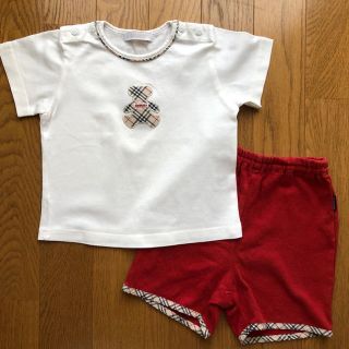 バーバリー(BURBERRY)のBURBERRY サイズ80 セットアップ(Ｔシャツ)