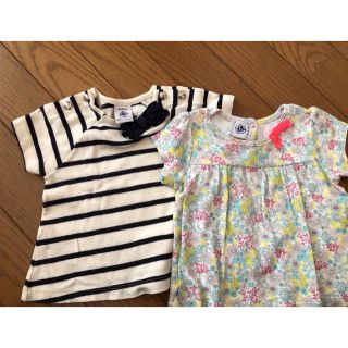 プチバトー(PETIT BATEAU)のプチバトー💓Ｔシャツセット💓6m(Ｔシャツ)