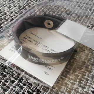 アンダーカバー(UNDERCOVER)の★新品★アンダーカバー　レザーブレスレットSサイズ(ブレスレット)