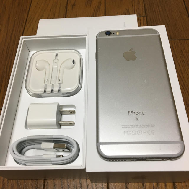 スマホ/家電/カメラタイムセール iPhone 6s Silver 64 GB SIMフリー